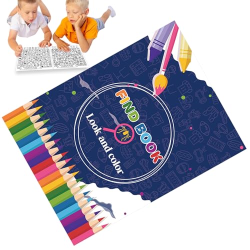 Finden Sie Farbe Malbuch - Finden Sie Farbbuch Malvorlagen, Cartooncharakter für Kinder | Kompakte und Mädchen ausfärben Spielzeug und suchen nach den Aktivitäten für die Feiertage Finden Sie Farbe Malbuch - Finden Sie Farbbuch Malvorlagen, Cartooncharakter für Kinder | Kompakte und Mädchen ausfärben Spielzeug und suchen nach den Aktivitäten für die Feiertage von Generic