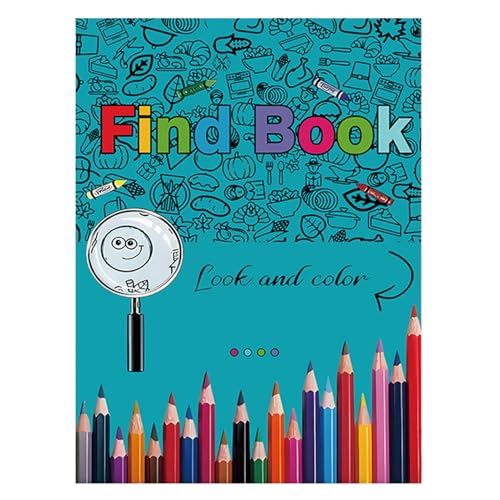 Finden Und Lackieren Von Malbuch - Finden Sie Farbbuch, Entspannungsmalerei Seiten Teenager Aktivität | Kreative Dicke Mädchen Farbspielzeug Look Und Aktivität Für Unterhaltsame Lernerfahrung von Generic
