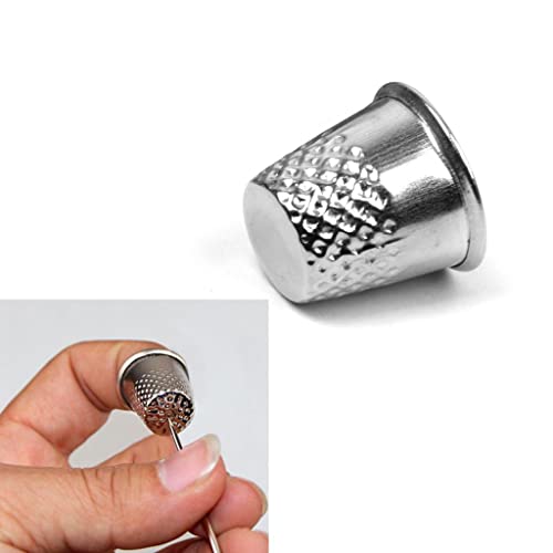 Fingerhüte im Vintage-Stil, silberfarben, 10 Stück Fingerhüte im Vintage-Stil, silberfarben, 10 Stück von Generic