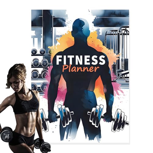Fitness Journal,Workout Notizbuch | Täglicher Gesundheits Tracker Für Training Bodybuilding Fortschritt Männer Persönliches Home Gym von Generic