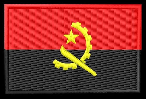 Flagge Angola Patch Aufnäher parche Bordado brodé patche écusson Toppa ricamata von Generic