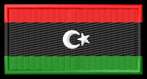 Flagge Libyen Patch Aufnäher parche Bordado brodé patche écusson Toppa ricamata von Generic