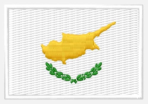 Flagge Zypern Patch Aufnäher parche Bordado brodé patche écusson Toppa ricamata von Generic