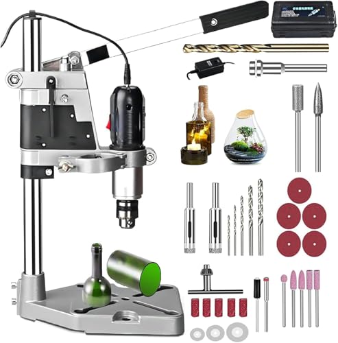 Flaschenschneidermaschine mit 36-teiligem Rotationswerkzeugsatz zum Schneiden, Bohren, Schleifen und Polieren von Weinflaschen – Elektrischer Glasschneider für kreative Heimwerkerarbeiten Flaschenschneidermaschine mit 36-teiligem Rotationswerkzeugsatz zum Schneiden, Bohren, Schleifen und Polieren von Weinflaschen – Elektrischer Glasschneider für kreative Heimwerkerarbeiten von Generic