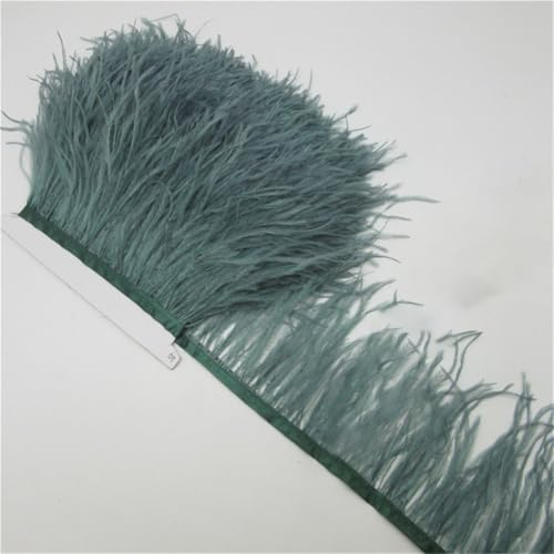Flauschiger Straußenhaar-Besatz für Kleidung, Seitenband, 5/10 m lang, DIY, Urlaub, Party, Schmuck, Zubehör, 10–15 cm, leicht EN8, 9,1 m Flauschiger Straußenhaar-Besatz für Kleidung, Seitenband, 5/10 m lang, DIY, Urlaub, Party, Schmuck, Zubehör, 10–15 cm, leicht EN8, 9,1 m von Generic