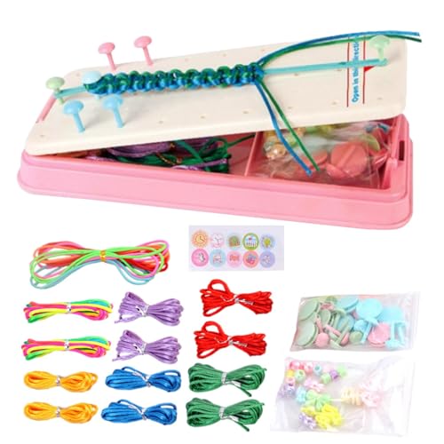 Flecht-Set für Armbänder aus Seil, Freundschaftsarmbänder, Flecht-Set | Bunte Armbänder Schmuckherstellungssets, Spielzeug | Schmuckherstellungssets zum Herstellen von Seilen, Bastelset, Flecht-Set für Armbänder aus Seil, Freundschaftsarmbänder, Flecht-Set | Bunte Armbänder Schmuckherstellungssets, Spielzeug | Schmuckherstellungssets zum Herstellen von Seilen, Bastelset, von Generic