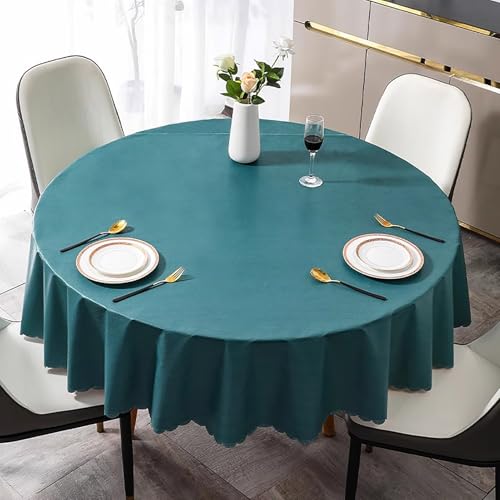 Fleckenabweisende und Bügelfreie Tischdecke 140cm, Tischtuch mit Lotuseffekt, Plastik Tischdecke Rund, Abwaschbar Küchentischdecke, für Restaurants, Partys, Hochzeiten, Festivals Fleckenabweisende und Bügelfreie Tischdecke 140cm, Tischtuch mit Lotuseffekt, Plastik Tischdecke Rund, Abwaschbar Küchentischdecke, für Restaurants, Partys, Hochzeiten, Festivals von Generic