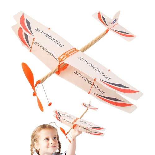 Flugzeug-Spielzeug-Set – Motorplan aus Gummi, Doppeldecker | Flugzeugmodell aus buntem Holz zum Lernen, lustiges STEM-Aktivitätsspielzeug für den Bau Flugzeug-Spielzeug-Set – Motorplan aus Gummi, Doppeldecker | Flugzeugmodell aus buntem Holz zum Lernen, lustiges STEM-Aktivitätsspielzeug für den Bau von Generic