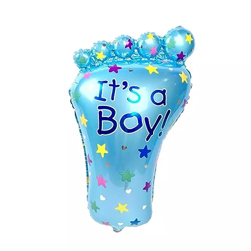Folienballon Baby Boy, Fuß - It's a boy, ca. 76 x 44 cm - Party Luftballon Deko Dekoration Kindergeburtstag Helium Heliumballon XXL Ballon Geburt Geburtstag Baby Girl boy Mädchen Junge Babyparty Folienballon Baby Boy, Fuß - It's a boy, ca. 76 x 44 cm - Party Luftballon Deko Dekoration Kindergeburtstag Helium Heliumballon XXL Ballon Geburt Geburtstag Baby Girl boy Mädchen Junge Babyparty von Generic
