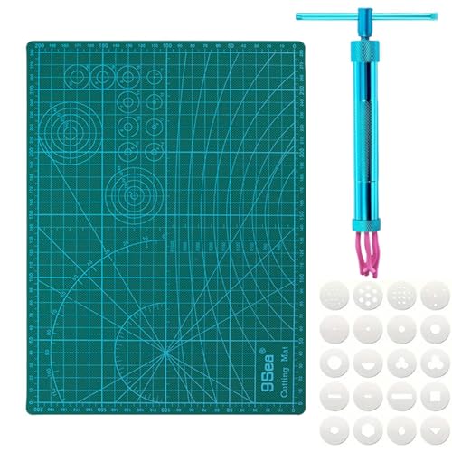 Fondant-Extruder-Werkzeug – Kuchen-Skulptur-Extruder mit verschiedenen Formen, Modellierwerkzeug mit Matte, Kuchendekorationszubehör für Projekte von Generic
