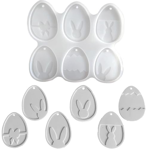 Form für Ostereier, aus Silikon für Osterdekorationen, Epoxidharz zum Thema Kaninchen, Formen für Ostern mit einfacher Freigabe, fabelhaft Form für Ostereier, aus Silikon für Osterdekorationen, Epoxidharz zum Thema Kaninchen, Formen für Ostern mit einfacher Freigabe, fabelhaft von Generic