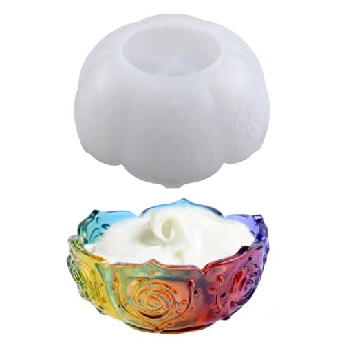 Form für Schüssel-Tablett – Silikonformen für Schienen | Snack Vase aus Kunstharz für Snacks, die Schmuckform dienen, Silikonformen zum Schmelzen von Epoxidharz für Form für Schüssel-Tablett – Silikonformen für Schienen | Snack Vase aus Kunstharz für Snacks, die Schmuckform dienen, Silikonformen zum Schmelzen von Epoxidharz für von Generic