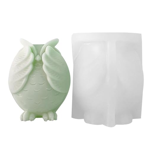 Formen für Eulen, Seifenform aus Silikon für die Herstellung von handgefertigten Kerzen, Kuchen, Gips, Schokolade, Seife, Kunsthandwerk aus Harz Formen für Eulen, Seifenform aus Silikon für die Herstellung von handgefertigten Kerzen, Kuchen, Gips, Schokolade, Seife, Kunsthandwerk aus Harz von Generic