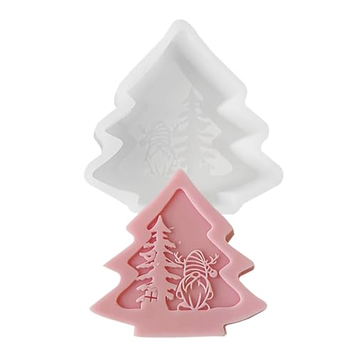 Formen für Weihnachtsbaum, Weihnachtszubehör, Dekoration für Zuhause, Kerzenherstellung, Silikonformen für Weihnachtsbaumkerzen, Epoxidharzformen, Gießformen von Generic