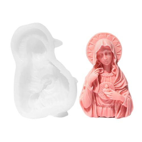 Formen zur Kerzenherstellung, Silikonform für Seife, Portrait-Kuchenform, Handwerkzeuge, Gießform aus Harz für Wachs, Kerze, Seife, Kuchen, Schokolade, Kunst, Dekoration Formen zur Kerzenherstellung, Silikonform für Seife, Portrait-Kuchenform, Handwerkzeuge, Gießform aus Harz für Wachs, Kerze, Seife, Kuchen, Schokolade, Kunst, Dekoration von Generic