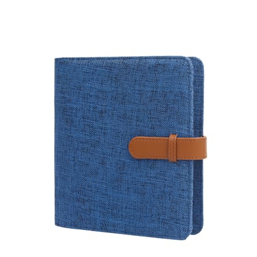 Fotoalbum aus Baumwollleinen, für Instax Mini und 7,6 cm Fotos, 288 Taschen, PU-Lederband, mehrere Farben, perfekt für Gedenkbilder und Erinnerungsstücke, Cowboy-Blau Fotoalbum aus Baumwollleinen, für Instax Mini und 7,6 cm Fotos, 288 Taschen, PU-Lederband, mehrere Farben, perfekt für Gedenkbilder und Erinnerungsstücke, Cowboy-Blau von Generic