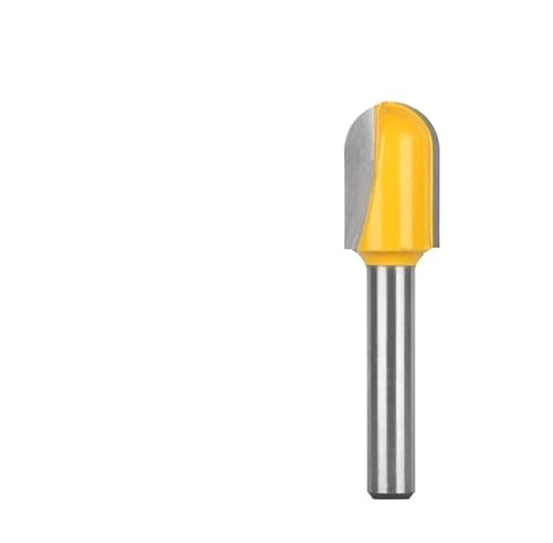 Fräser-Bit-Set, V-Nut und Rundfräser, U-Schlitz-CNC-Fräser-Bits für Holzbearbeitung, Gravieren, Trimmen – 6 mm Schaft, mehrere Größen und Sets (tiefer Boden 1/4 x 1/2) von Generic
