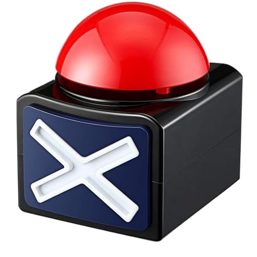 Fragen Antworten Buzzer – Quiz Got Talent Buzzer, Antwort-Taste für Quizwettbewerb | Klingeltasten für lustige Partyspiel-Antworten mit leichtem Design, Antwortklingel am Abend von Generic