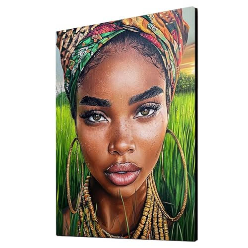 Frau Malen Nach Zahlen Erwachsene Afrikanische Frau Malen Nach Zahlen 70 x 50CM DIY Basteln Erwachsene Klarheit Farbe Leinwan Bilder mit Acrylfarben Set 3 Typen Pinsel für Wanddeko Wohnzimmer 2YH-2455 Frau Malen Nach Zahlen Erwachsene Afrikanische Frau Malen Nach Zahlen 70 x 50CM DIY Basteln Erwachsene Klarheit Farbe Leinwan Bilder mit Acrylfarben Set 3 Typen Pinsel für Wanddeko Wohnzimmer 2YH-2455 von Generic