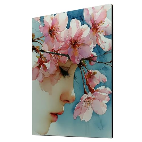 Frau Malen Nach Zahlen Erwachsene Blume Malen Nach Zahlen 135x100 cm DIY Basteln Erwachsene Klarheit Farbe Leinwan Bilder mit Acrylfarben Set 3 Typen Pinsel für Wanddeko Wohnzimmer, Geschenke 2YH-6980 Frau Malen Nach Zahlen Erwachsene Blume Malen Nach Zahlen 135x100 cm DIY Basteln Erwachsene Klarheit Farbe Leinwan Bilder mit Acrylfarben Set 3 Typen Pinsel für Wanddeko Wohnzimmer, Geschenke 2YH-6980 von Generic