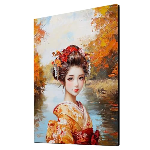 Frau Malen Nach Zahlen Erwachsene Landschaft Malen Nach Zahlen 100x135 cm DIY Basteln Erwachsene Klarheit Farbe Leinwan Bilder mit Acrylfarben Set 3 Typen Pinsel für Wanddeko Wohnzimmer 2YH-2640 Frau Malen Nach Zahlen Erwachsene Landschaft Malen Nach Zahlen 100x135 cm DIY Basteln Erwachsene Klarheit Farbe Leinwan Bilder mit Acrylfarben Set 3 Typen Pinsel für Wanddeko Wohnzimmer 2YH-2640 von Generic