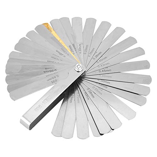 Fühlermessgeräte, 89 Mm Edelstahl Fühlermesser Feeler Messgeräte Set Edelstahlmetrik & Imperial Lineal Feeler Messgeräte Set Schweißinspektionsinstrument 0.04-0.88mm Fühlermessgeräte, 89 Mm Edelstahl Fühlermesser Feeler Messgeräte Set Edelstahlmetrik & Imperial Lineal Feeler Messgeräte Set Schweißinspektionsinstrument 0.04-0.88mm von Generic