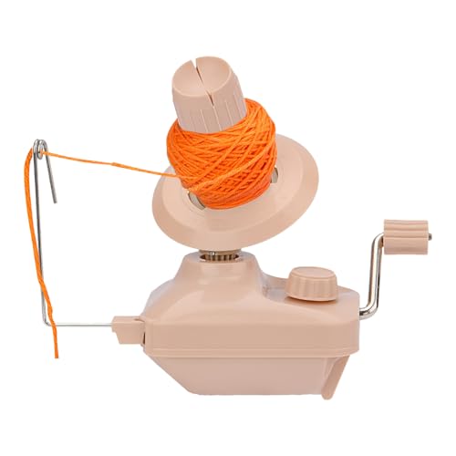 Garn-Ballwickler – Werkzeug zum Organisieren von Garnen, kompakte Spule | Handknacker in glatter Drehung mit Zange für Häkelarbeiten, Handseilhersteller, handgemachter Spinner Prati Garn-Ballwickler – Werkzeug zum Organisieren von Garnen, kompakte Spule | Handknacker in glatter Drehung mit Zange für Häkelarbeiten, Handseilhersteller, handgemachter Spinner Prati von Generic