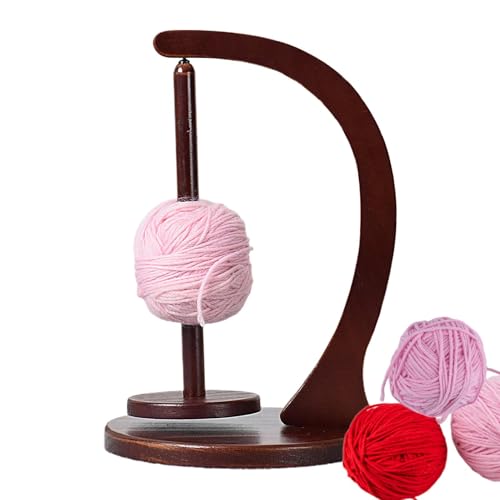 Garn Kugelhalter, String Spinner für Haken | Holz Garn Lagerung Veranstalter | Häkeln Garn Spender Wickler, Vertikale Skein Halter Garn Spule Stricken Zubehör Garn Kugelhalter, String Spinner für Haken | Holz Garn Lagerung Veranstalter | Häkeln Garn Spender Wickler, Vertikale Skein Halter Garn Spule Stricken Zubehör von Generic