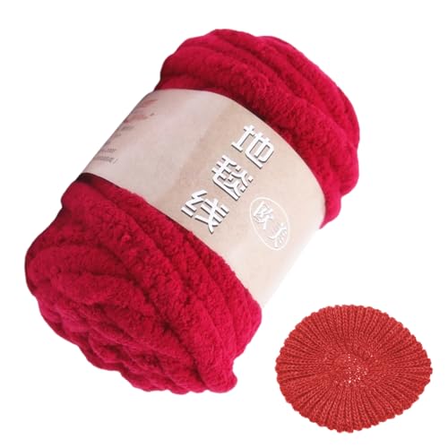 Garn zum Häkeln von Decken - Fuzzy Chenille dickes Garn,Weiche Polyester-Wollknäuel zum Basteln, vielseitig einsetzbar für Decken, Schals, Mützen, Schuhe, Handschuhe Garn zum Häkeln von Decken - Fuzzy Chenille dickes Garn,Weiche Polyester-Wollknäuel zum Basteln, vielseitig einsetzbar für Decken, Schals, Mützen, Schuhe, Handschuhe von Generic