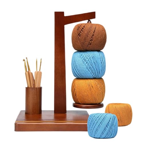 Garnhalter für Häkeln, Garnkugelhalter, magnetischer Spinner für Garnkugeln, für Strickliebhaber, Garnhalter mit Telefonhalter für Damen, Oma von Generic