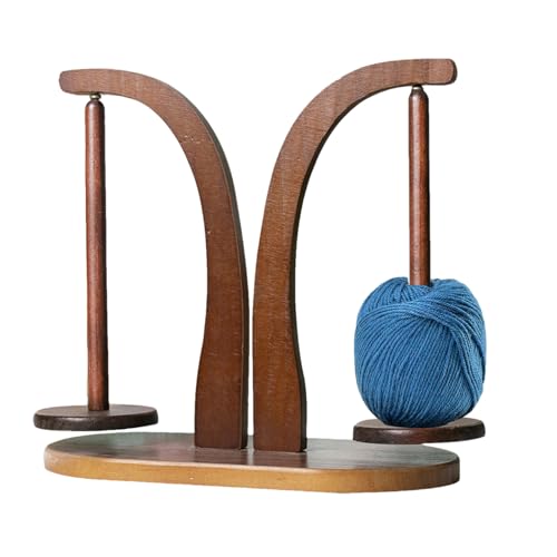Garnhalter mit Haken | Garnhalter für Strickwaren, drehbarer Yarn, Spinner aus Garn, platzsparend, mit 320 g Rollladung, leichter Garn-Organizer zum Häkeln von Generic