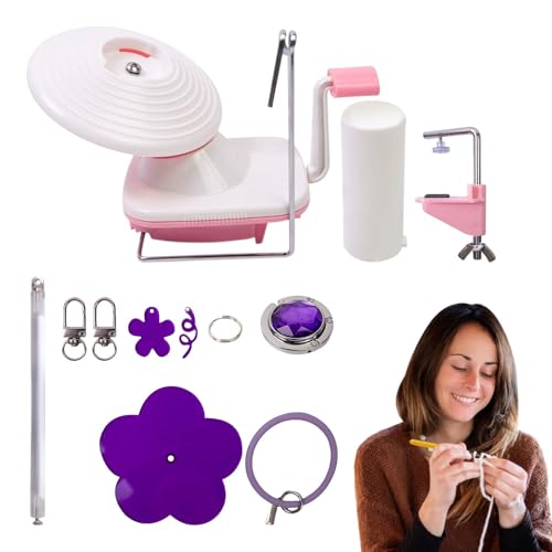 Garnspinner für Haken, Garnballwickler | Häkelgarnwickler Weben Kugelwickler - Craft & Sewing Supplies Lagerung, Strickwerkzeuge für Thanksgiving, Weihnachten von Generic