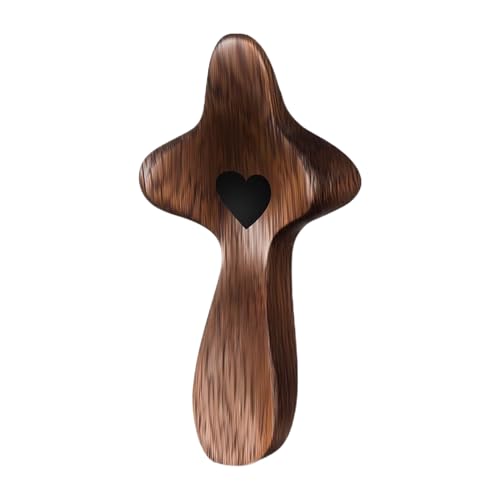 Gebet Holz Herz - Pocket Token, Holzdenksake | Handgeschnitzte Pflege Pflege für die Pflege Geschenk zum Nachdenken, spirituelles Wachstumsmid-Symbol für Liebhaber, perfekt durchdachter Gegenstand in von Generic