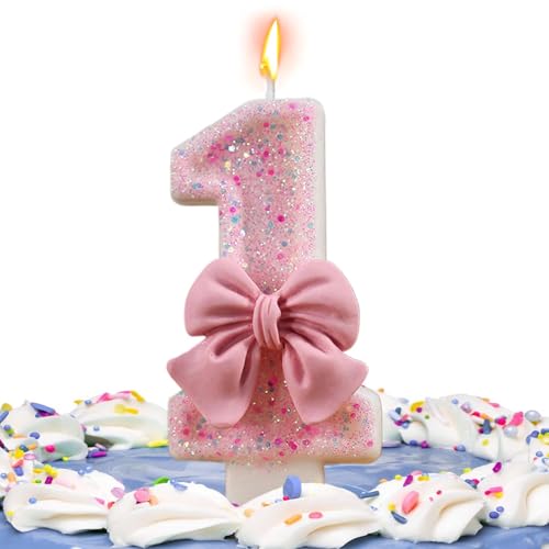 Geburtstagskerzen, Geburtstagskerzen Zahlen - Rosa Bowknot Geburtstagskerzen | Wiedervereinigungen Thema Partydekoration Feier Lieferungen, Kuchendeckel für Geburtstag Hochzeit Geburtstagskerzen, Geburtstagskerzen Zahlen - Rosa Bowknot Geburtstagskerzen | Wiedervereinigungen Thema Partydekoration Feier Lieferungen, Kuchendeckel für Geburtstag Hochzeit von Generic
