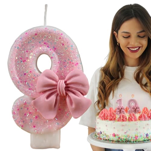 Geburtstagskerzen - Glitzernde Kerze Mit Bowknot -Dekorationen - Feierlichkeiten Liefert Kuchendekorationen, Accessorize Mit Einer Eleganten Bowknot -Verzierung, Idealer FParty Decoration Cake Candles Geburtstagskerzen - Glitzernde Kerze Mit Bowknot -Dekorationen - Feierlichkeiten Liefert Kuchendekorationen, Accessorize Mit Einer Eleganten Bowknot -Verzierung, Idealer FParty Decoration Cake Candles von Generic