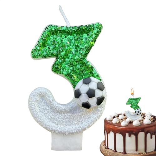Geburtstagskerzen für Kuchen – Zahlen-Fußball-Kuchendekorationen | Kreative Tortenaufsätze für Geburtstage, Hochzeiten, Jubiläen, Partys, einzigartige Sport-Kuchendekoration für Kinder und Erwachsene Geburtstagskerzen für Kuchen – Zahlen-Fußball-Kuchendekorationen | Kreative Tortenaufsätze für Geburtstage, Hochzeiten, Jubiläen, Partys, einzigartige Sport-Kuchendekoration für Kinder und Erwachsene von Generic
