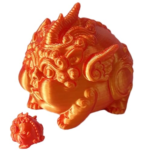 Gedrucktes dekoratives Spielzeug, Druckornament - Bunte Tischdekoration, Lustige Tiere Tischdekoration, Pi Xiu Tischdekoration von Generic