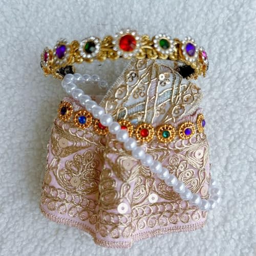 Geeignet für 17 cm trendige Puppen-Kimono, Hanfu Court, ethnische Kleidung, Schuhe (rosa thailändische Kleidung) von Generic