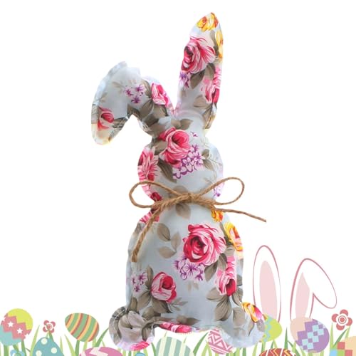 Gefüllte Hasenpuppe, gefüllte Hasenfiguren - Hasenpuppe der Osterschale Füller - Kaninchenornament gefüllt mit Bauernhof für Frühling Girlande, Tabletts a von Generic