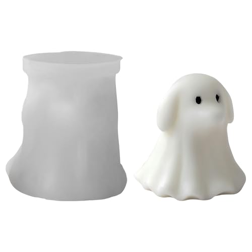 Geisterkerzenformen – Halloween-Kerzenschablone – niedliche Epoxidharz-Formen, Bastelbedarf für die Herstellung von Schokolade, Kuchen, Dekoration, Seife, Gips Geisterkerzenformen – Halloween-Kerzenschablone – niedliche Epoxidharz-Formen, Bastelbedarf für die Herstellung von Schokolade, Kuchen, Dekoration, Seife, Gips von Generic