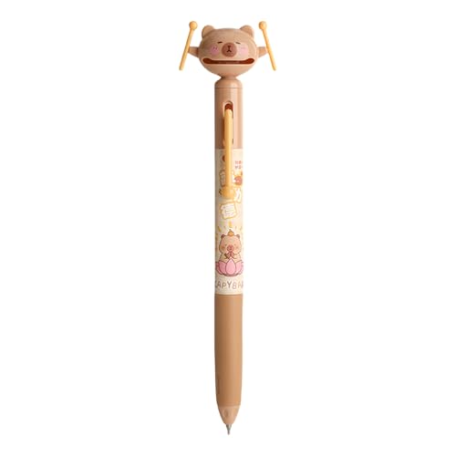 Gel Pens Schwarz | Capybara Druckmechanische Schwarz Tinte Gel Kugelschreiber,Schnelltrocknende Schulmaterialien Bürozubehör Schreibtischaccessoires Für Papier Geburtstag Journaling Unterricht Büro Gel Pens Schwarz | Capybara Druckmechanische Schwarz Tinte Gel Kugelschreiber,Schnelltrocknende Schulmaterialien Bürozubehör Schreibtischaccessoires Für Papier Geburtstag Journaling Unterricht Büro von Generic