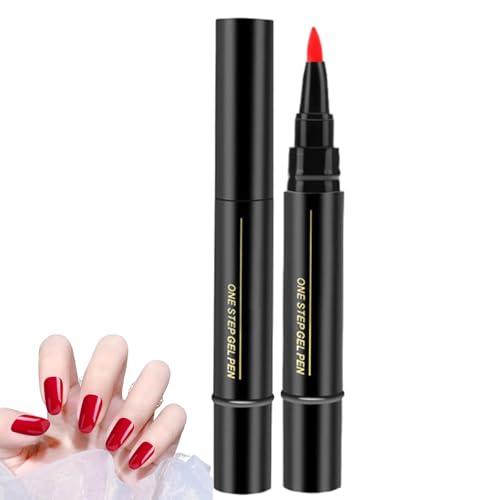Gelnagellackstift – schnell trocknender Polnischer Marker, tragbares Nageldekorationswerkzeug | Nageldesign-Stift für schnelle Details, kompakter Polnischer Pinsel für Mädchen ad von Generic