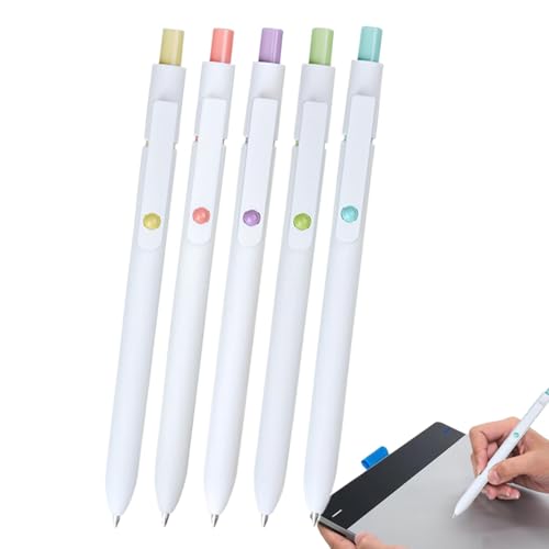 Gelschreiber, einziehbarer Gelschreiber, einziehbare Gel-Tintenroller, glatte Schrift, Gel-Kugelschreiber, 5 x Gel-Stifte für Schüler und Ensei Gelschreiber, einziehbarer Gelschreiber, einziehbare Gel-Tintenroller, glatte Schrift, Gel-Kugelschreiber, 5 x Gel-Stifte für Schüler und Ensei von Generic
