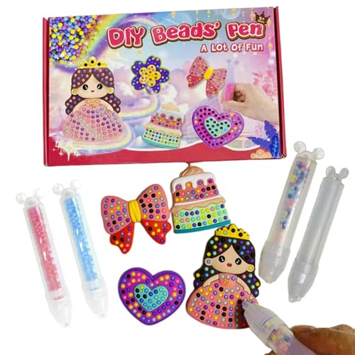 Gem Art Paintings, Gem Painting Kit | Edelstein-Malsets, handgefertigter Cartoon-Prinzessin-Edelstein-Aufkleber | Gem Art Paintings Kit, Gem Art Sticker für Eltern-Kind-Interaktion, Zuhause von Generic