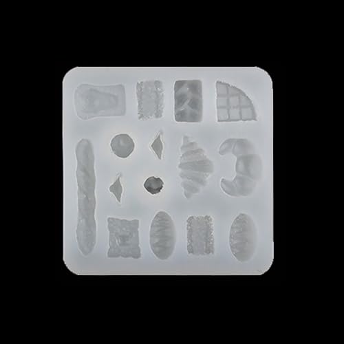 Generic 1 x Mini-Silikonform für Brot, Kekse, Kuchen, Ton, Lebensmittelform, DIY, Küche, Harz, Zubehör, Spielzeug, Puppenhaus, Miniatur-Zubehör Generic 1 x Mini-Silikonform für Brot, Kekse, Kuchen, Ton, Lebensmittelform, DIY, Küche, Harz, Zubehör, Spielzeug, Puppenhaus, Miniatur-Zubehör von Generic