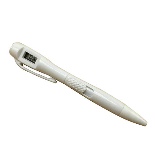 Generic 1PC Digitaluhr Kugelschreiber Weiß Stylish und Popular von Generic