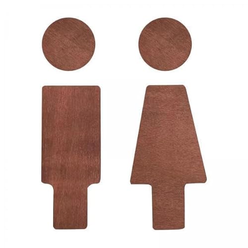 Generic 2x Männer Und Frauen Toilettenbeschilderung mit Rückenaufkleberdekor für Barbüros Hotel Generic 2x Männer Und Frauen Toilettenbeschilderung mit Rückenaufkleberdekor für Barbüros Hotel von Generic