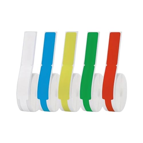 Generic 5 Rollen Etikettendrucker Klebeband, Aufkleber Etikettendruckpapier für D110 von Generic