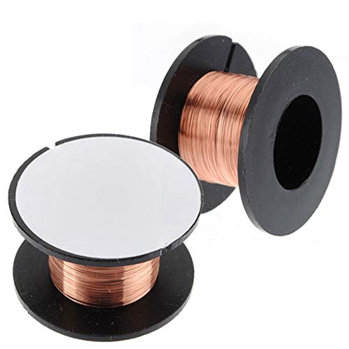 5 stücke 0,1mm Kupfer Löten Lötmittel PPA emaillierte Reparatur Rolle Drahtfliegenlinie 0,1 mm Kupfer Lötdraht (Diameter : 5pcs) von Generic