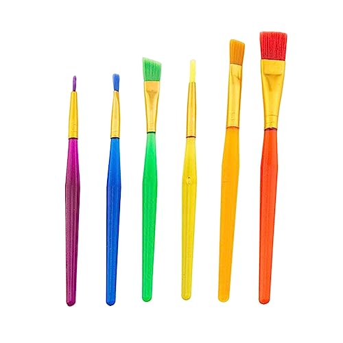 Generic 6 Teiliges Pinsel Set, Acryl Ölgemälde für Felsmalerei, Ölgemälde von Generic